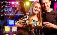 12pc Cubos De Hielo LED Impermeables Luz Aluminante Reutilizable Sensor De Líquido Cubos De Luz Para Bebidas Barra - details 3