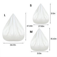 Cubierta De Silla De Tofú Para Adultos Y Niños Silla Colgante De Tela Algodón Y Lino Sin Relleno Sofá Colgante Individual - details 13