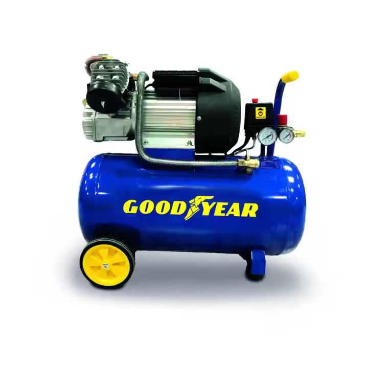 Goodyear - Compresor de aire 50l 412 litros/min capacidad de aspiración - 1