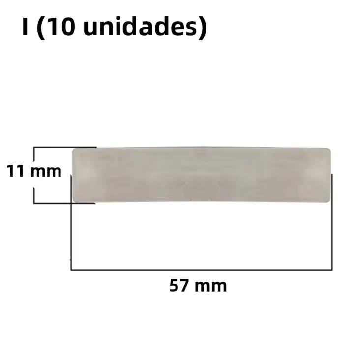 10pcs Válvulas De Compresor De Aire Silencioso Sin Aceite Placas De Pistón Cinta Repuestos Para Máquina De Metal Herramientas Pneumáticas Partes De Repuesto - 1