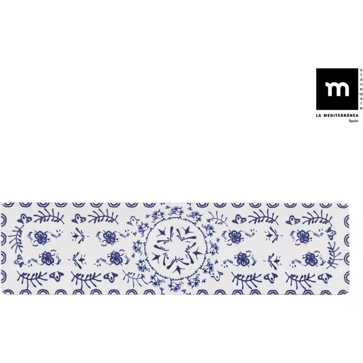 La Mediterránea - Fuente Rectangular 30x8cm Colección Blur Elite Brillo - Porcelana Resistente, Apta para Lavavajillas - 1