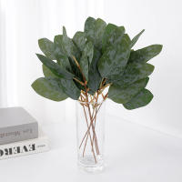 5pcs Ramas De Eucalipto Artificiales Verdes Para Decoración De Boda Casa DIY Coronas Navideñas Regalos Plantas Falsas Para Exhibición Y Uso En El Hogar - details 4