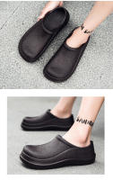 Zapatos De Cocina Para Hombres Resistentes Al Aceite Impermeables Antideslizantes De Talla Grande Para Exterior Y Jardín Cuatro Estaciones Antipalos EVA - details 9