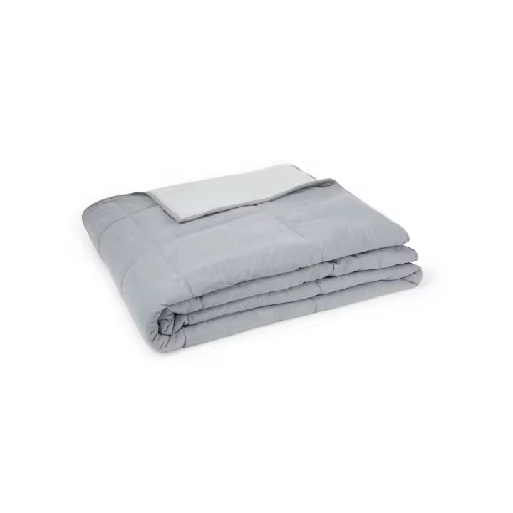 TEXTURA Edredón punto reversible Puncol color gris - 1