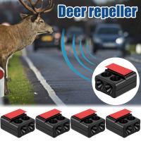 2Pcs Silbato Ultrasonido De Advertencia Para Coche Repelente De Animales Con Alarma De Ciervo Dispositivo De Advertencia De Animal Para Carro Y Motocicleta - details 0