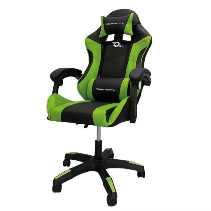 Silla Gaming PowerGaming Negro/Verde - 1