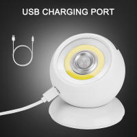 Lámpara De Pared Con Sensor De Movimiento PIR Luz Nocturna LED COB Rotativa 360° Con Imán USB/Batería Para Dormitorio Baño Cocina - details 11