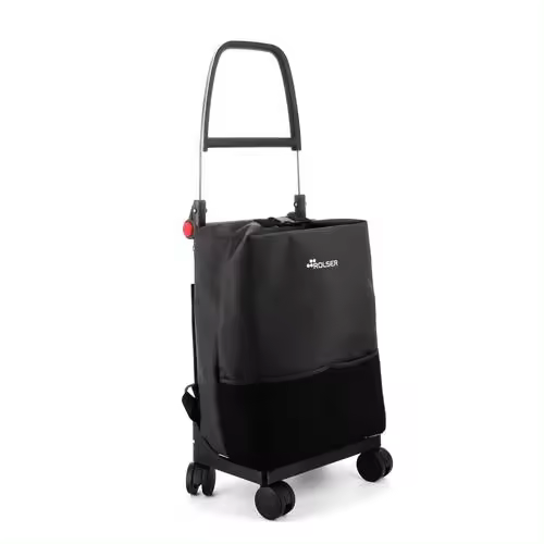 Mochila carro ROLSER 4 ruedas plegable 27l negro Tweed T-shop - 1