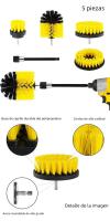 UNTIOR Set De Cepillos Eléctricos Para Taladro Limpieza De Cocina Y Baño Cepillo De Pulido De Coche Herramienta De Limpieza Eco-amigable Nylon - details 12