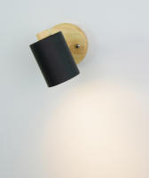 Lámpara De Pared Nórdica GU10 Madera 6 Colores Con Interruptor De Cremallera EU/UL Para Dormitorio Sala De Estar Pasillo Decoración Luz LED Contemporánea Sin Bombillas Incluidas - details 10