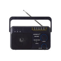 Radio AM FM Con Transistor Onda Corta Potenciada Por 3V Dos Baterías O Hogar Gran Tapa Para Uso Interior Y Exterior - details 7