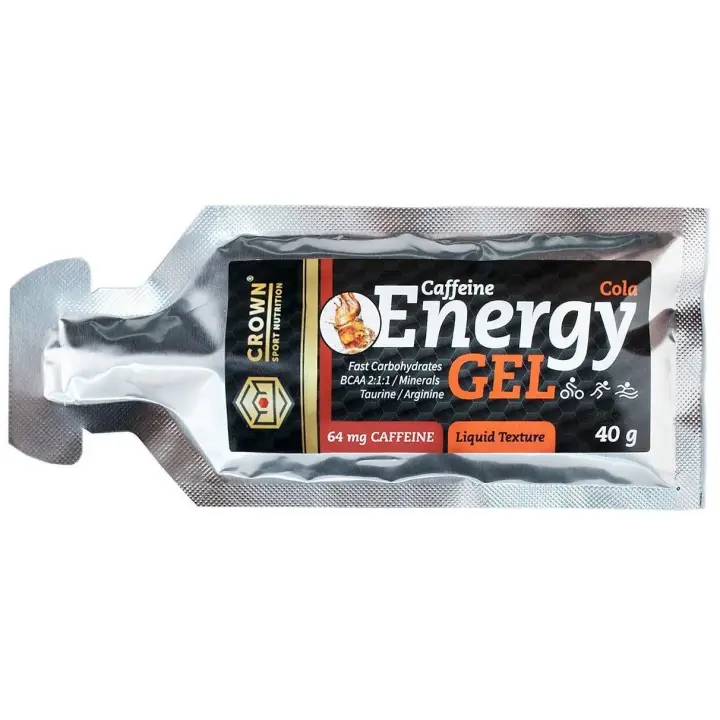 Crown Sport Nutrition Energy Gel + Caffeine 40 gr - 1