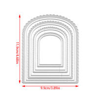 Molde De Corte De Metal En Forma De Flor Redonda Cuadrada Triangular Y Irregular Para Scrapbooking Tarjetas Y Manualidades - details 1