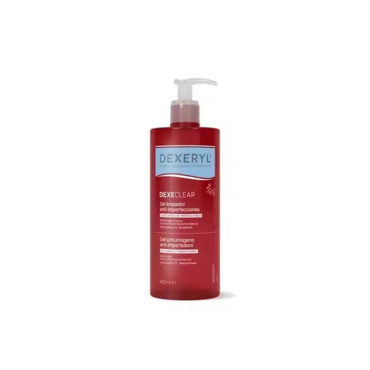Dexeryl Dexeclear Gel Limpiador Anti‑Imperfecciones 400 ml – Piel Grasa y con Tendencia Acneica - 1