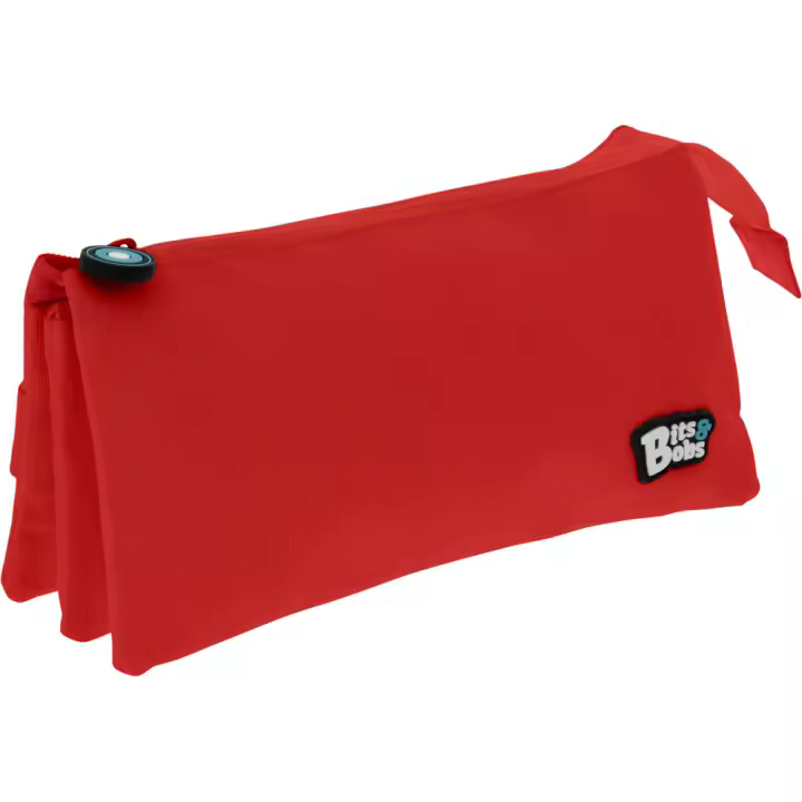 GRAFOPLAS PORTATODO TRIPLE PLANO BITS&BOBS ROJO BITS&BOBS 14x23x12 Cms. - 1