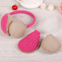 Orejeras de invierno para mujer, Orejeras de invierno para mujer Unisynes Orejeras de punto cálido Orejeras plegables - details 2