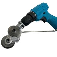 Cortadora De Hojas De Acero Inoxidable Aluminio Y Hierro Con Aditamento De Corte Para Taladro Eléctrico Herramienta De Metalworking DIY - details 9