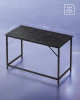 Escritorio Industrial Compacto - 60x120x76 cm, Mesa de Oficina y Estación de Trabajo, Ideal para Teletrabajo, Estudio y Dormitorio, Estructura de Metal - details 20