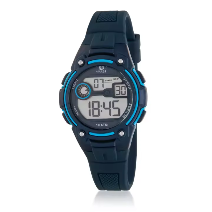 Reloj MAREA B25163/2 Niño Digital Cadete Correa Silicona Azul Oscuro - 1