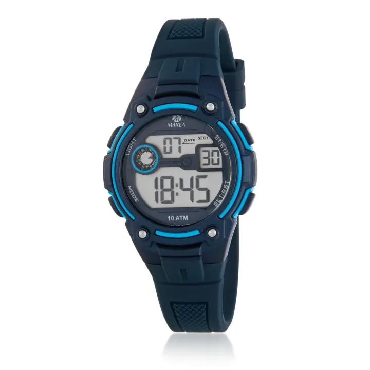 Reloj MAREA B25163/2 Niño Digital Cadete Correa Silicona Azul Oscuro - 1