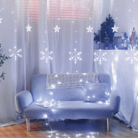 CORTINA LED ESTRELLAS Y COPOS GSC EVOLUTION USB CON MANDO - LUZ FRIA Y CALIDA - 3.5 METROS - IP44 - details 2