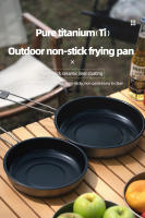 Tiartisan Sartén Antideslizante De Titanio Ultraligera Con Manos Desmontables Y Plegables Para Acampar Al Aire Libre Y Picnics Cocina Portátil - details 0