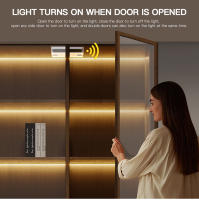 Sensor LED COB Para Puerta Enciende Aluminio Sobre Armario Cocina Escaleras Armario Lámpara Lateral De Cama Colección De Luces - details 3