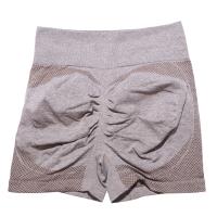Shorts De Yoga Para Mujer Cintura Alta Shorts De Gimnasio Levantamiento De Glúteos Fitness Running Sportswear Polyester Sin Bolsillos - details 40