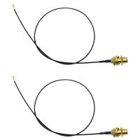 Set De Antenas Wifi Dual Band M.2 IPEX MHF4 U.fl Cable a RP-SMA Para Tarjeta M.2 Intel AC 9260 9560 8265 8260 7265 7260 NGFF - details 0