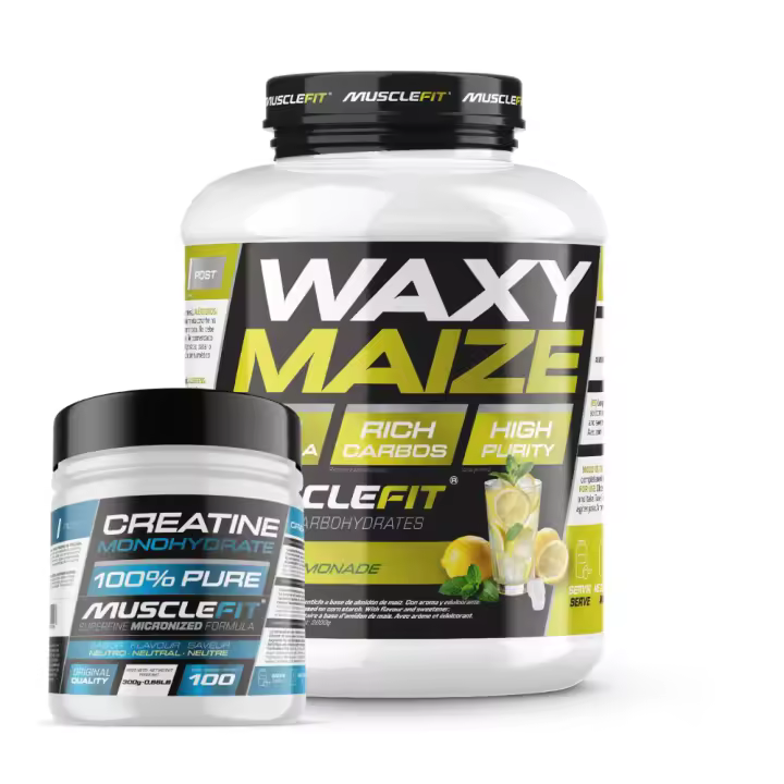Pack Intra-Entreno Waxy Waize 2kg (varios sabores) + Creatina 300g (neutra) + (regalo) - Musclefit│MUSCLECULT - 1
