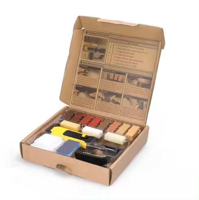 Kit de reparación de laminados domésticos, kit de herramientas multifuncional para reparar tableros de madera. - 1