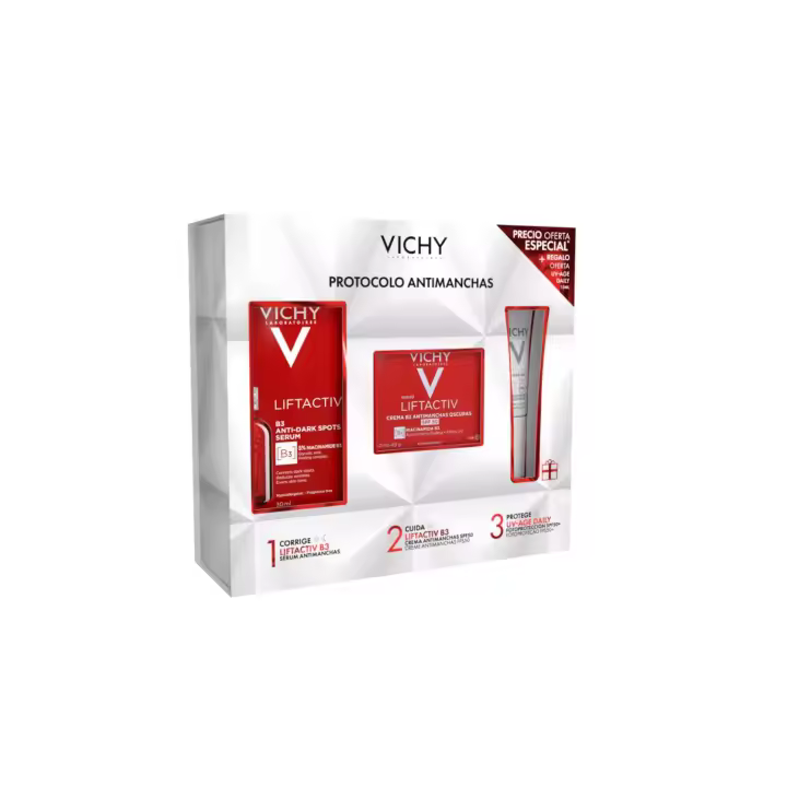 Vichy Pack Liftactiv B3 serum 30ml+Crema B3 manchas oscuras 50ml Protocolo Antimanchas - 1