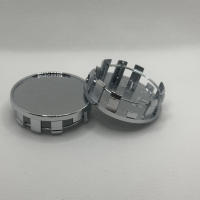 4Pcs 54mm Cubiertas De Eje Para Ruedas De Coche En Negro Y Plateado ABS Plástico Accesorios Automotrices Protección Contra Polvo - details 7