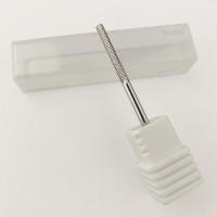 Broca De Uñas Larga Tapered 18mm Carburo De Tungsteno Cabeza De Molienda Rotatoria Para Manicura Accesorios De Taladro - details 5