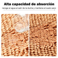 AYA MARKT Alfombra de baño, Alfombra de Microfibra de Chenille, Suave y Cómoda, Agua súper Absorbente, Antideslizante, Gruesa para el Cuarto de baño, 50x80cm - details 6