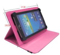 Funda Universal para 9-10 Pulgadas Tablet  con Soporte（Viene con 4 tiras de velcro móviles）, Carcasa Protectora con Soporte para Pantalla Táctil de 9" 10.6"(9.7/10/10.1/10.2/10.3/10.4/10.5/10.6/11 Pulgadas),tamaño máximo： Longitud: 27CM. Ancho: 18 CM - details 0