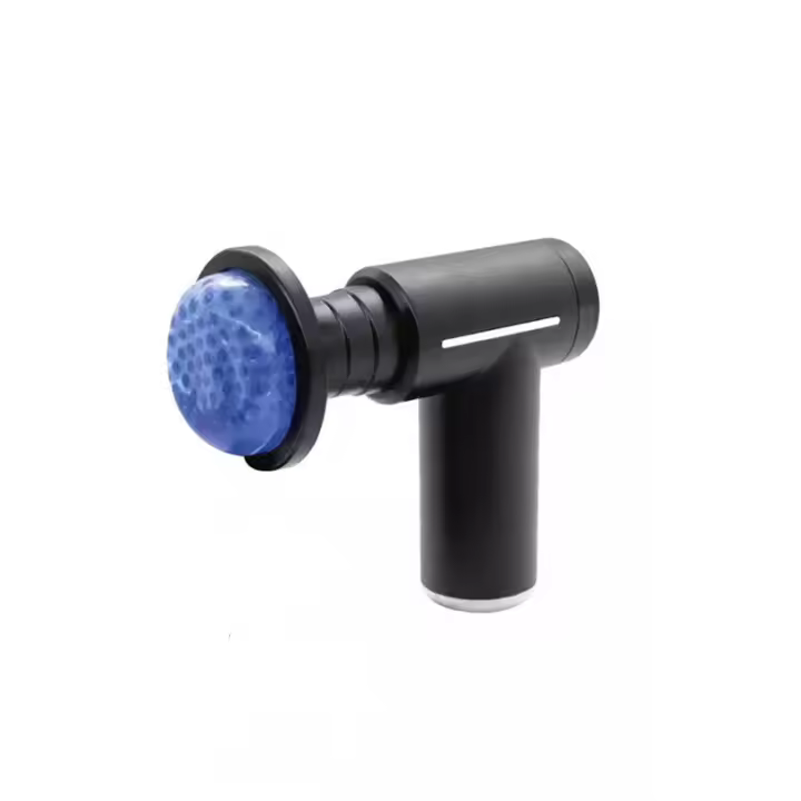 Pistola de masaje Eléctrica portátil, mini vibración, masajeador de Cuello y hombro ultraligero, Cabeza Caliente y fría para masaje, dispositivo de compresión de techo Profundo - 1