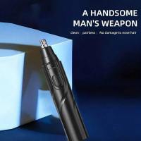 Afeitadora De Nariz Y Orejas Para Hombres Recargable USB Painless Eliminación De Vello Facial Y Cejas Trimmer De Nariz - details 2