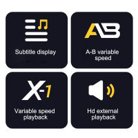 MP3 Reproductor De Música Con Bluetooth 5.4 HiFi Pantalla Táctil Completa Altavoz Integrado Cámara Grabador De Video Lectura De Libros E-Book FM - details 16