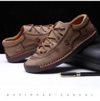 Mocasines De Cuero Para Hombre Zapatos Casuales Cómodos Y Transpirables Con Suela De Goma Sapato Masculino Swenxun - details 17