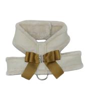 Arnés para Perro Pequeño Brillo de Ocre Blanco y Rojo - Ajustable y Confortable - Ideal para Paseos - details 0