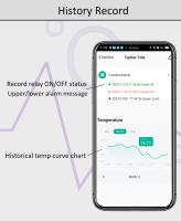 Sensor De Temperatura WiFi Tuya Termostato De Control Remoto Para Calefacción Y Frigerio Con Alarma Y Registro De Temperatura Herramienta Inteligente Para El Hogar - details 10