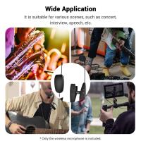 Receptor Transmisor De Microfono Inalámbrico UHF 2.4G Para Saxofón Trompeta Bajo Flute Instrumentos Música Wireless - details 6