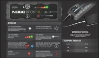 NOCO Boost GB50: Arrancador de Batería de Litio de 1500A UltraSafe – Antichispas y Protección contra Polaridad Inversa – Power Bank USB y Linterna LED – para Motores de Gasolina 7,0L y Diésel 4,5L - details 10