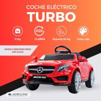 Mobiclinic® Kids Coche eléctrico infantil para niños Mercedes Benz AMG GLA45 12V Turbo Motor 30W MP3+USB+SD+AUX Mando hasta 3 km/h Luz LED Arnés Seguridad Asa y Ruedas para Transporte 3años - details 1