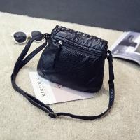 Bolso de cuero PU elegant para Mujer, vintage Bolso de Mano con alcances, Bolsa Negra para Mujer - details 3