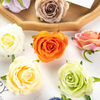 100Pcs Flores Artificiales Rojas De Seda 7cm Para Scrapbooking Decoración Navideña Casera Arreglo De Rosas Para Bodas Y Fiestas DIY - details 13
