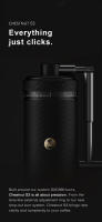 TIMEMORE S3 Molinillo De Café Manual Plegable Y Ajustable Para Espresso Herramienta De Cocina Portátil Con Ajuste Externo En Cada Click 0.015mm Burr De Acero Inoxidable Y Aluminio - details 0