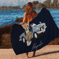 Toalla De Playa De Microfibra Con Diseño De Oso Teddy Cute Absorbente Y Suave Para Yoga Natación Running Senderismo Tamaño 76x182 Cm - details 14