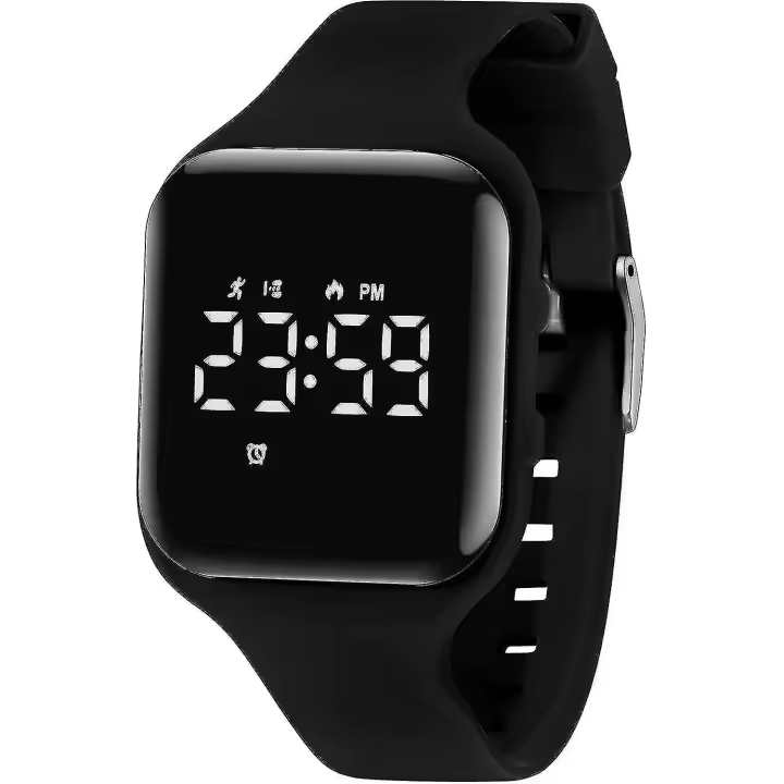 Kids Watch, Digital Watch Compatible With Boys Girls, Sport Watch With Fitness Tracker, Alarm Clock, Stopwatch, No App And Waterproof, Watch Compatibl - 1